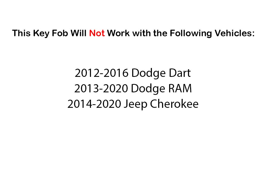 New Camouflage 4 Button Remote Start Key Fob IYZ-C01C for Commander and Grand Cherokee - View 2 of 2