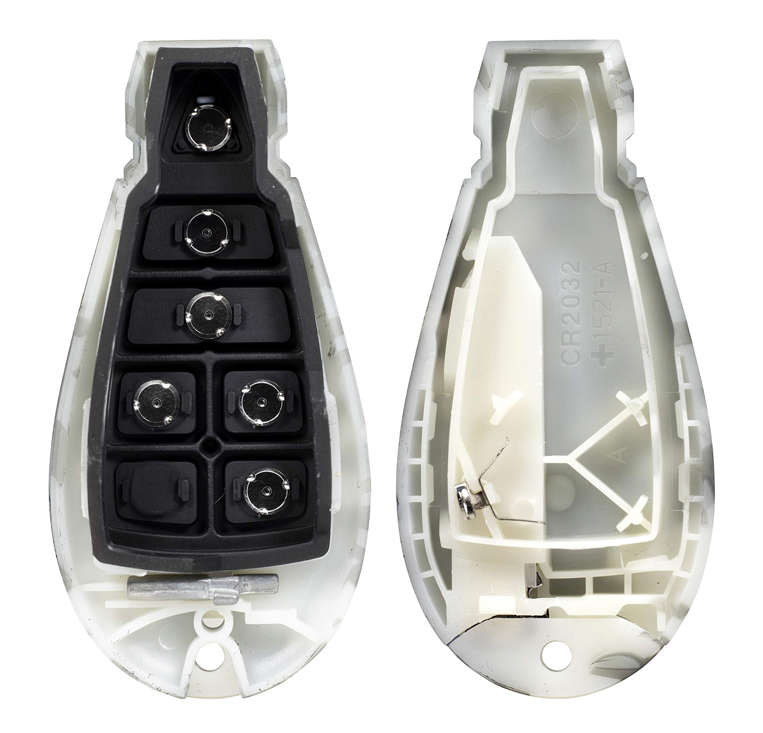 New Camouflage 6 Button Remote Start Car Key Fob Shell IYZC01C for Commander Grand Cherokee No Electronics or Chip Included - View 2 of 3