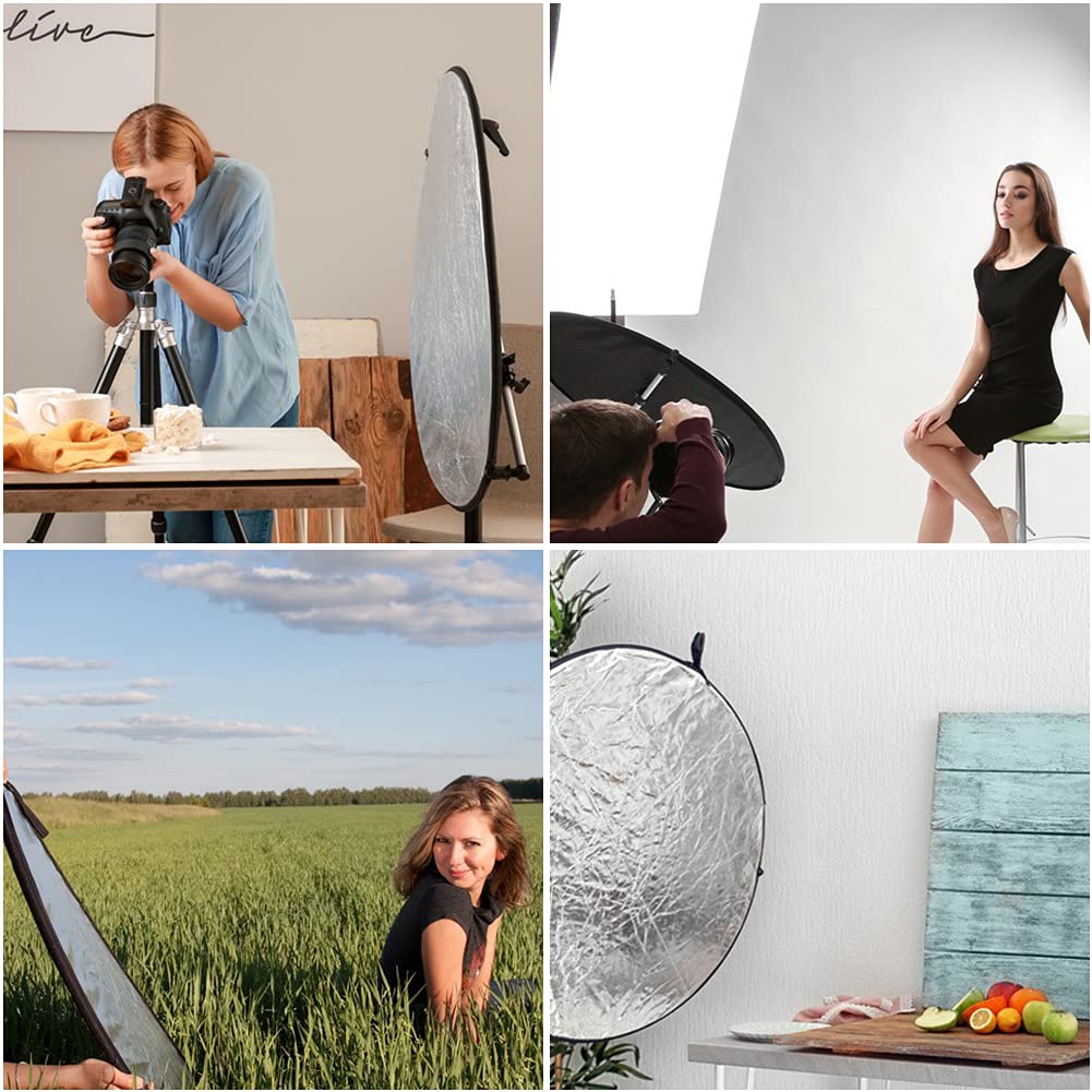 AQIRUI Aqirui 32inch 5 in 1 Collapsible Light Reflector Round Multi Disc for Photography Studio and Outdoor Lighting - View 6 of 7