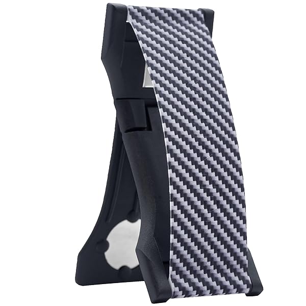 LOVEHANDLE LOVEHANDLE PRO: Premium Silicone Phone Grip & Magnetic Kickstand for Smartphones & Tablets - Carbon Fiber Design - View 3 of 8