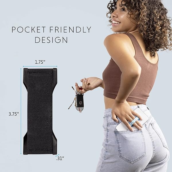 LOVEHANDLE LOVEHANDLE PRO: Premium Silicone Phone Grip & Magnetic Kickstand for Smartphones & Tablets - Carbon Fiber Design - View 5 of 8