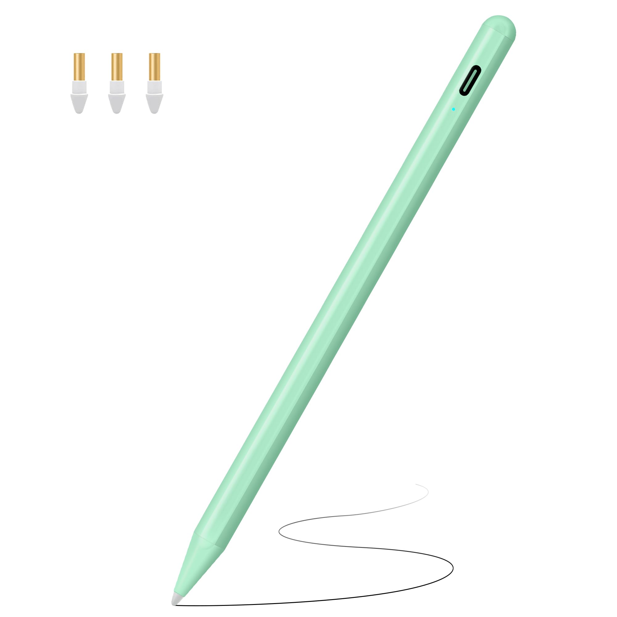 XIRON Stylus Pen for iPad 2018 to 2025 Fast Charging Palm Rejection Compatible with Apple iPad Pro Air Mini Models