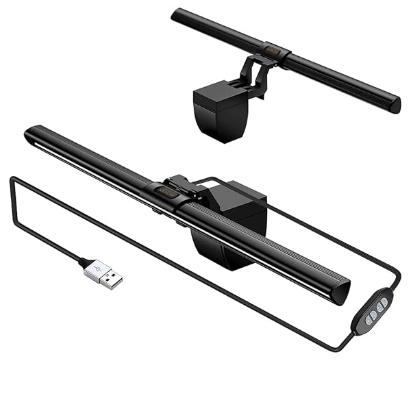 SOONCOR Computer Monitor Light Bar e-Reading LED Task Lamp with 3 Color Modes and No Screen Glare for Enhanced Viewing Experience - View 2 of 10