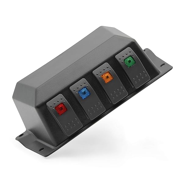 SAUTVS SAUTVS Switch Panel for Polaris RZR XP 1000 (2014-2018) - 4 Rocker Switches Under Dash Accessory - View 10 of 10