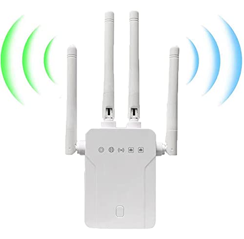 xiaoniubenben 2021 WiFi Extender Repeater Booster Covers 2500 Sq.ft 30 Devices Up to 1200Mbps Dual Band with Ethernet Port Wireless Signal Booster for Home
