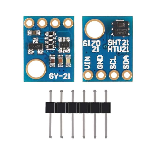 ACEIRMC ACEIRMC 4pcs Si7021 GY-21 SHT21 HTU21 Digital Humidity Temperature Sensor Module Replacement for SHT11 SHT15 - View 3 of 7