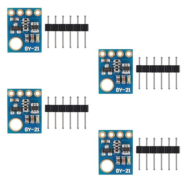ACEIRMC 4pcs Si7021 GY-21 SHT21 HTU21 Digital Humidity Temperature Sensor Module Replacement for SHT11 SHT15