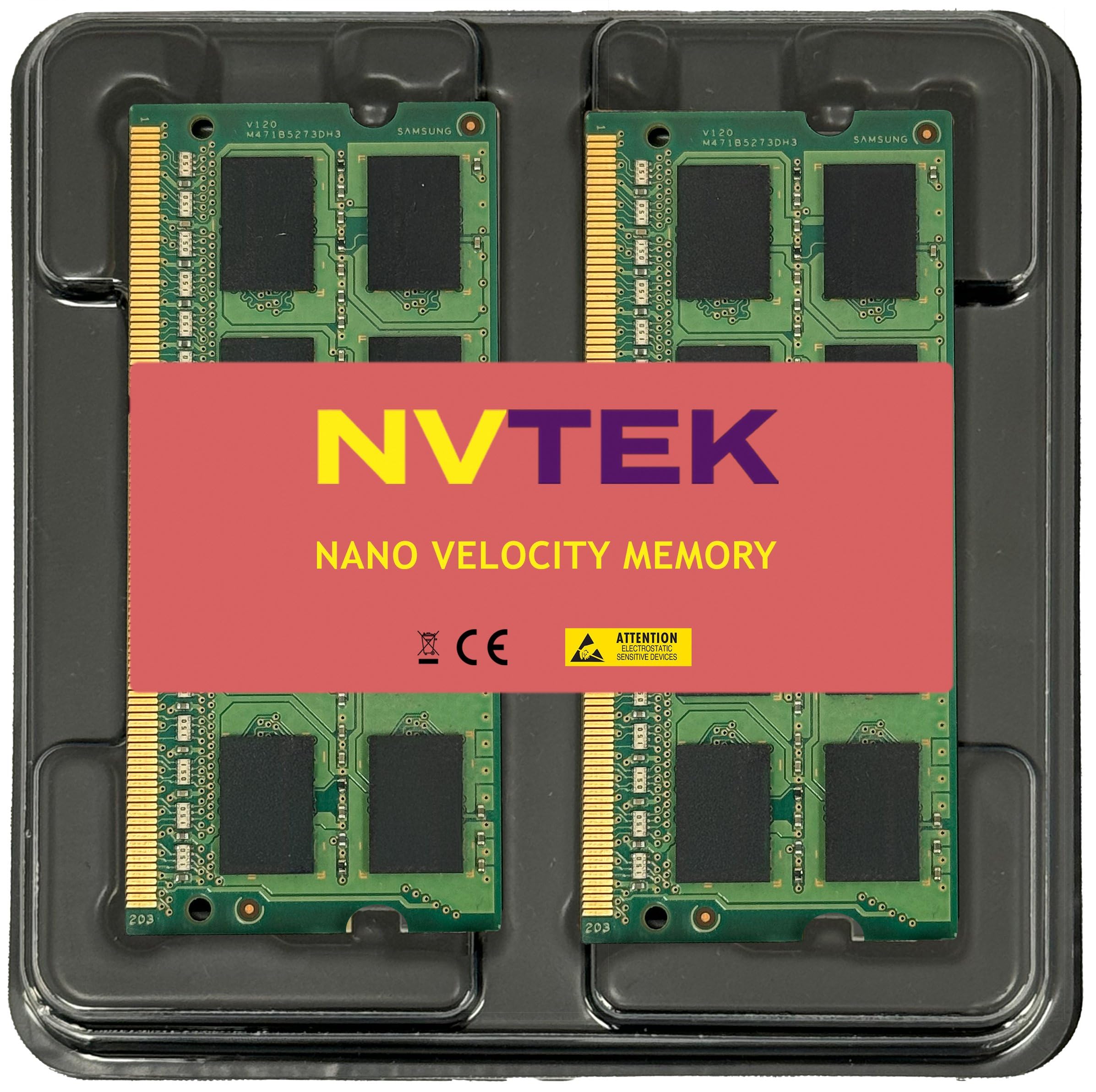NVTEK 32GB DDR3 1600MHZ SODIMM Laptop Memory Kit 4X8GB PC3-12800 204-PIN Non-ECC 1.35V Upgrade for Enhanced Performance - View 3 of 5
