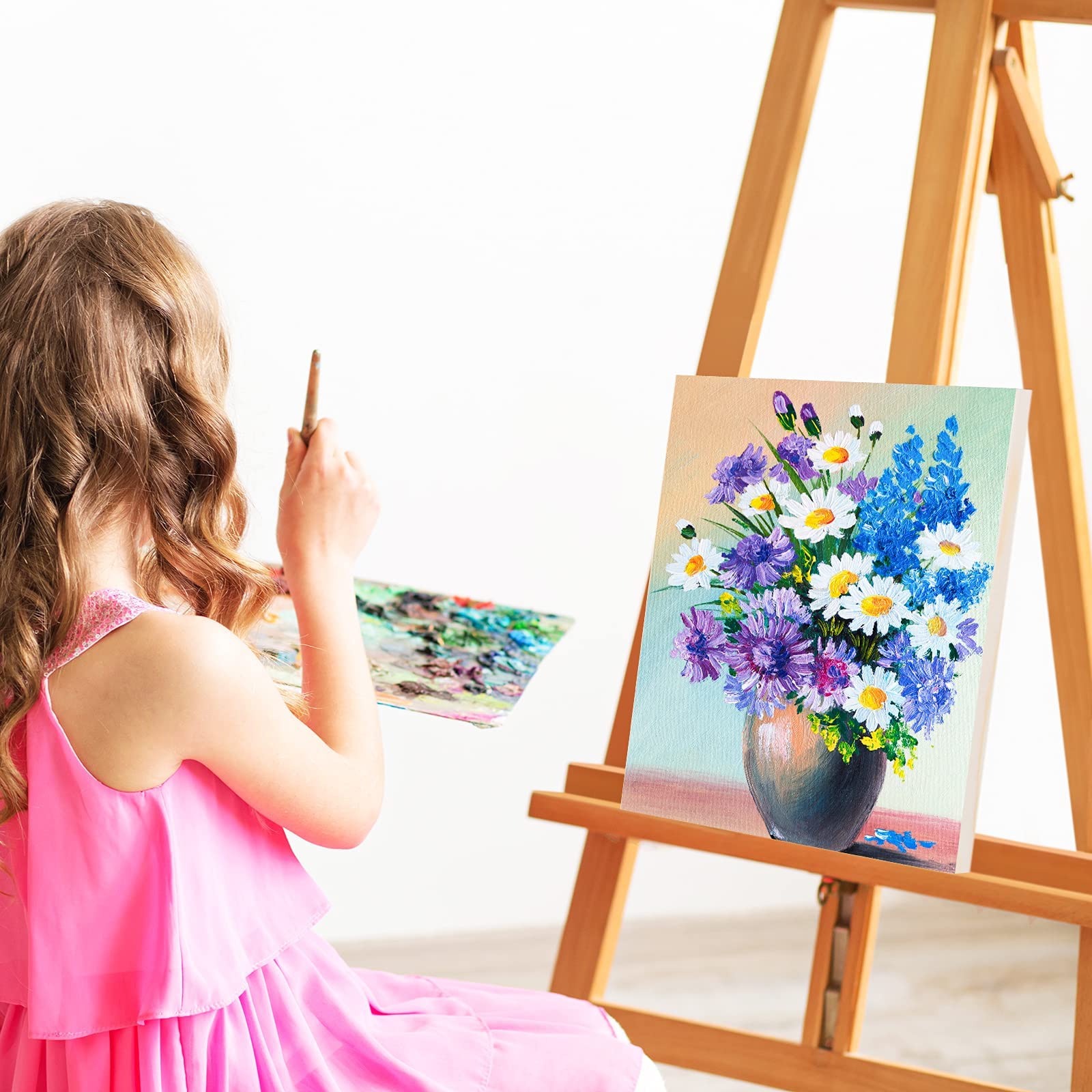 ADXCO 8 Pack Unfinished Wood Panels 10x10 Inch Ideal for Painting Pouring and Arts with Oils and Acrylics - View 7 of 7