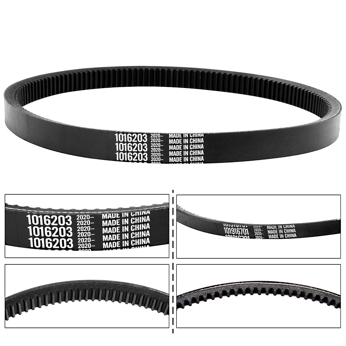 Roykaw Golf Cart Clutch Drive Belt and Starter Generator Belt Kit for Club Car DS and Precedent High Tensile Strength OEM 1016203 101916701 - View 6 of 7