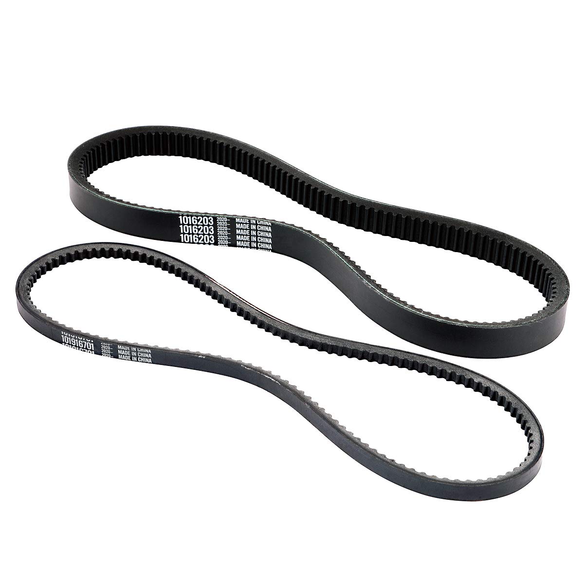 Roykaw Golf Cart Clutch Drive Belt and Starter Generator Belt Kit for Club Car DS and Precedent High Tensile Strength OEM 1016203 101916701