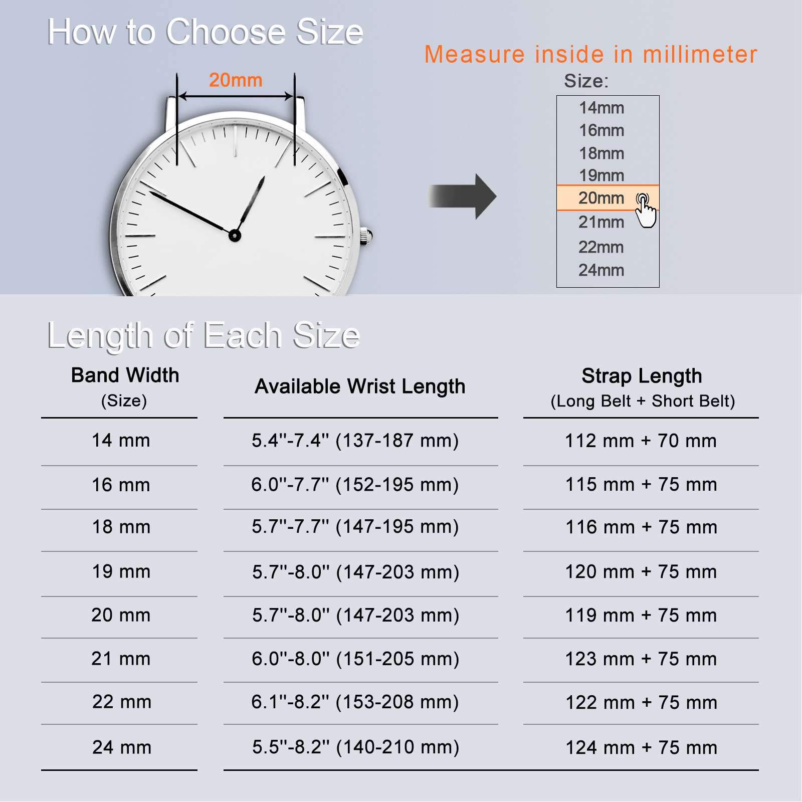 WOCCI 14mm Silicone Watch Band Purple with Rose Gold Buckle Soft Rubber Replacement Strap Quick Release - View 4 of 8