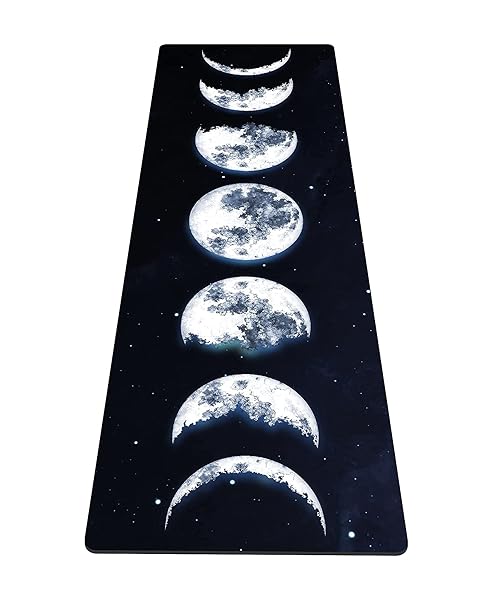 nuveti "NuVeti Extra Thick TPE Yoga Mat 72"x24" - Non-Slip Fitness Mat with Carrying Bag for Yoga, Pilates & Floor Exercises"