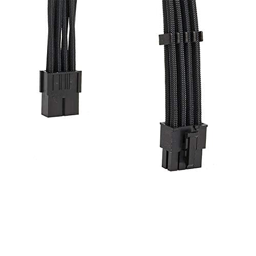 Formulamod Sleeve Extension Power Supply Cable Kit 18AWG EPS 8-P and PCI 8-P with Cable Combs for PSU to Motherboard GPU Black - View 5 of 8