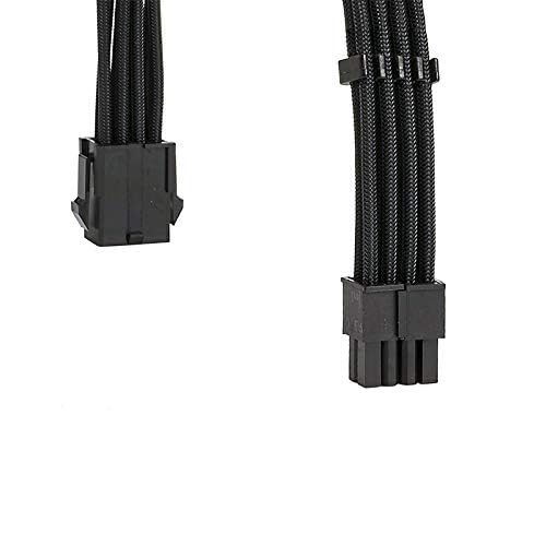 Formulamod Sleeve Extension Power Supply Cable Kit 18AWG EPS 8-P and PCI 8-P with Cable Combs for PSU to Motherboard GPU Black - View 8 of 8
