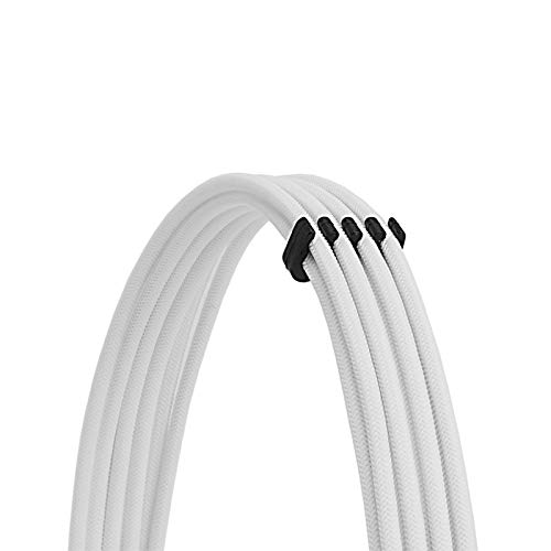 Formulamod Sleeve Extension Power Supply Cable Kit 18AWG EPS 8-P and PCI 8-P with Cable Combs for PSU to Motherboard and GPU White - View 6 of 7