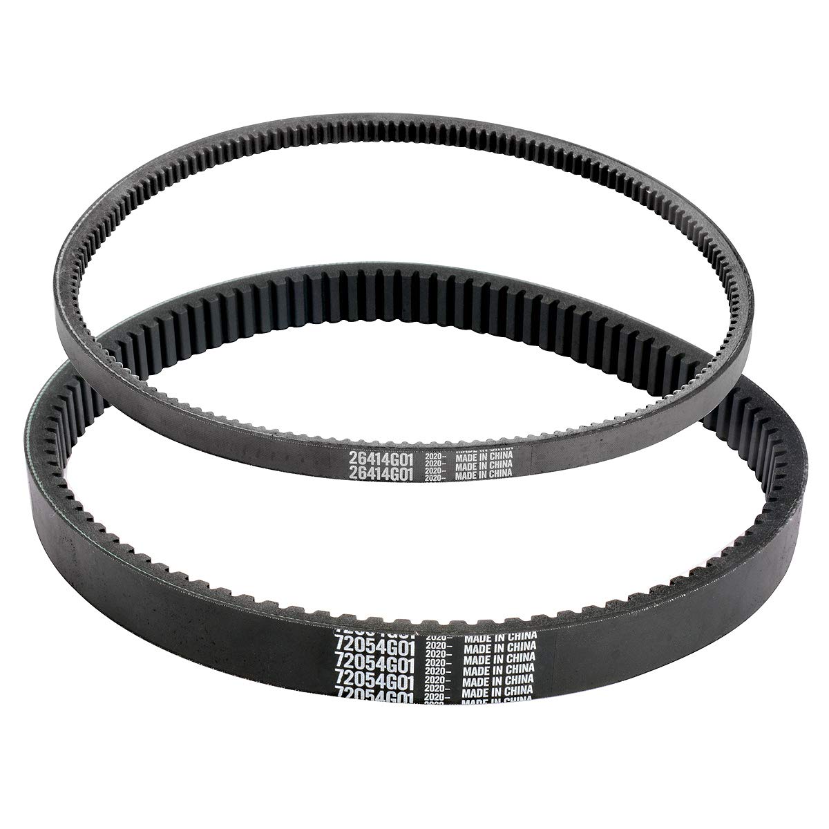 Roykaw Golf Cart Clutch Drive Belt and Starter Generator Belt Kit for EZGO TXT Medalist 1994-2013 with Robin Engine 4 Cycle Gas - View 4 of 7