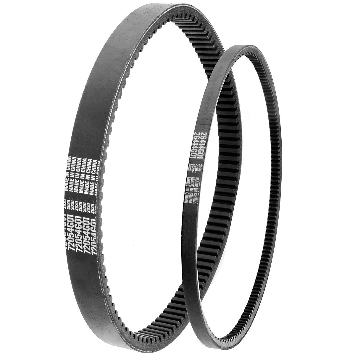 Roykaw Golf Cart Clutch Drive Belt and Starter Generator Belt Kit for EZGO TXT Medalist 1994-2013 with Robin Engine 4 Cycle Gas - View 7 of 7