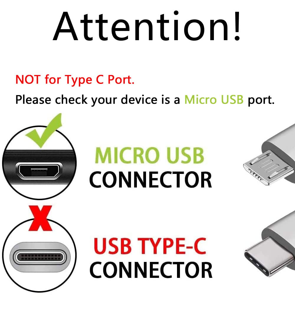 ZZS ZZS Lighted Makeup Mirror Charging Cable USB Power Charger Cord Compatible with BESTOPE AirExpect KOOLORBS Wondruz deweisn Simplehuman - View 4 of 5