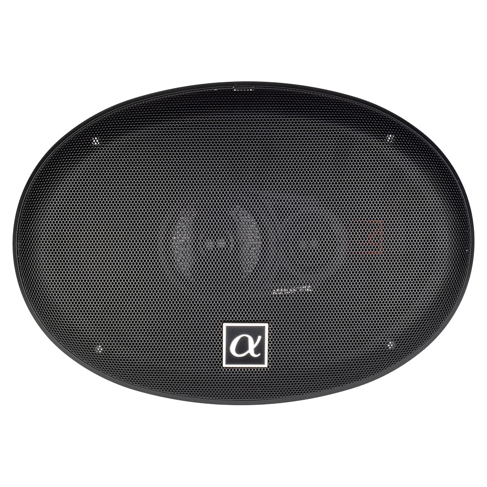 Alphasonik Alphasonik NS693 Neuron Series 6x9 Car Audio Speakers 420 Watts Max 3-Way Full-Range with PEI Dome Tweeter and Grilles Included - View 3 of 7