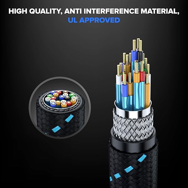 Maximm HDMI Extension Cable Male to Female 3ft (2 Pack) - 8K/10K Ultra HD, High-Speed, 50Gbps, Supports 3D & 2160p Video - View 5 of 9