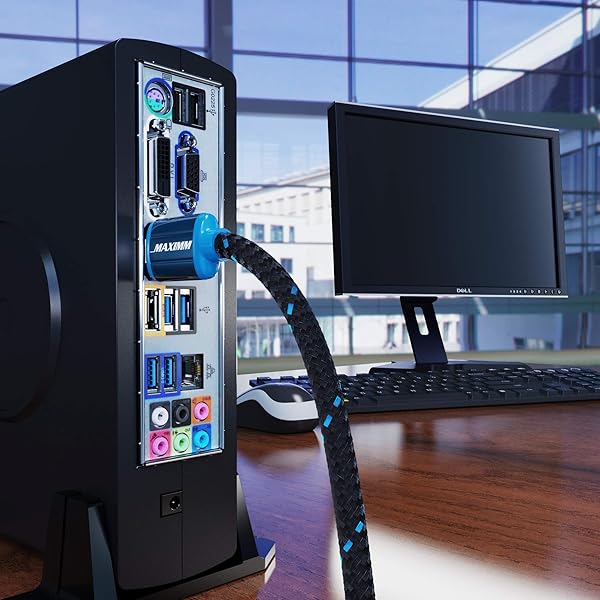 Maximm HDMI Extension Cable Male to Female 3ft (2 Pack) - 8K/10K Ultra HD, High-Speed, 50Gbps, Supports 3D & 2160p Video - View 9 of 9