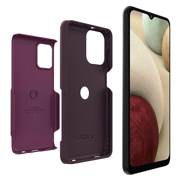 OtterBox OtterBox Commuter Series Lite Case for Samsung Galaxy A12 Violet Way Slim Tough Pocket-Friendly Open Access to Ports and Speakers - View 5 of 5