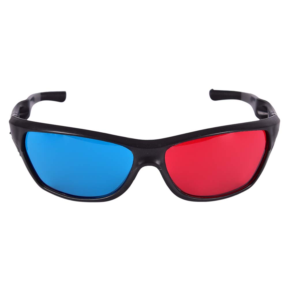 VizGiz 2 Pack 3D Glasses for TV Anaglyph Stereoscopic Movie Comic Book Projector Computer Screen Game DVD Film Home Theater - View 6 of 8