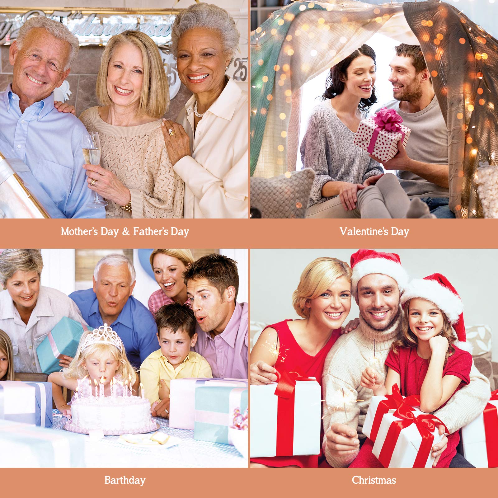 Kodrine 20oz Glass Water Tumbler with Straw and Lid Reusable BPA Free Purple Iced Coffee Cup with Bamboo Lid and Silicone Sleeve - View 7 of 7