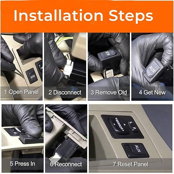 PANNUOSCS Aux Port Replacement for 2005-2012 Toyota Prius, Yaris, FJ Cruiser & Lexus - Compatible with 86190-06010, 86190-53010 - View 6 of 6