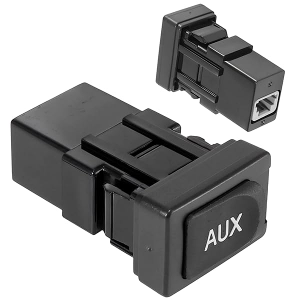 PANNUOSCS Aux Port Replacement for 2005-2012 Toyota Prius, Yaris, FJ Cruiser & Lexus - Compatible with 86190-06010, 86190-53010