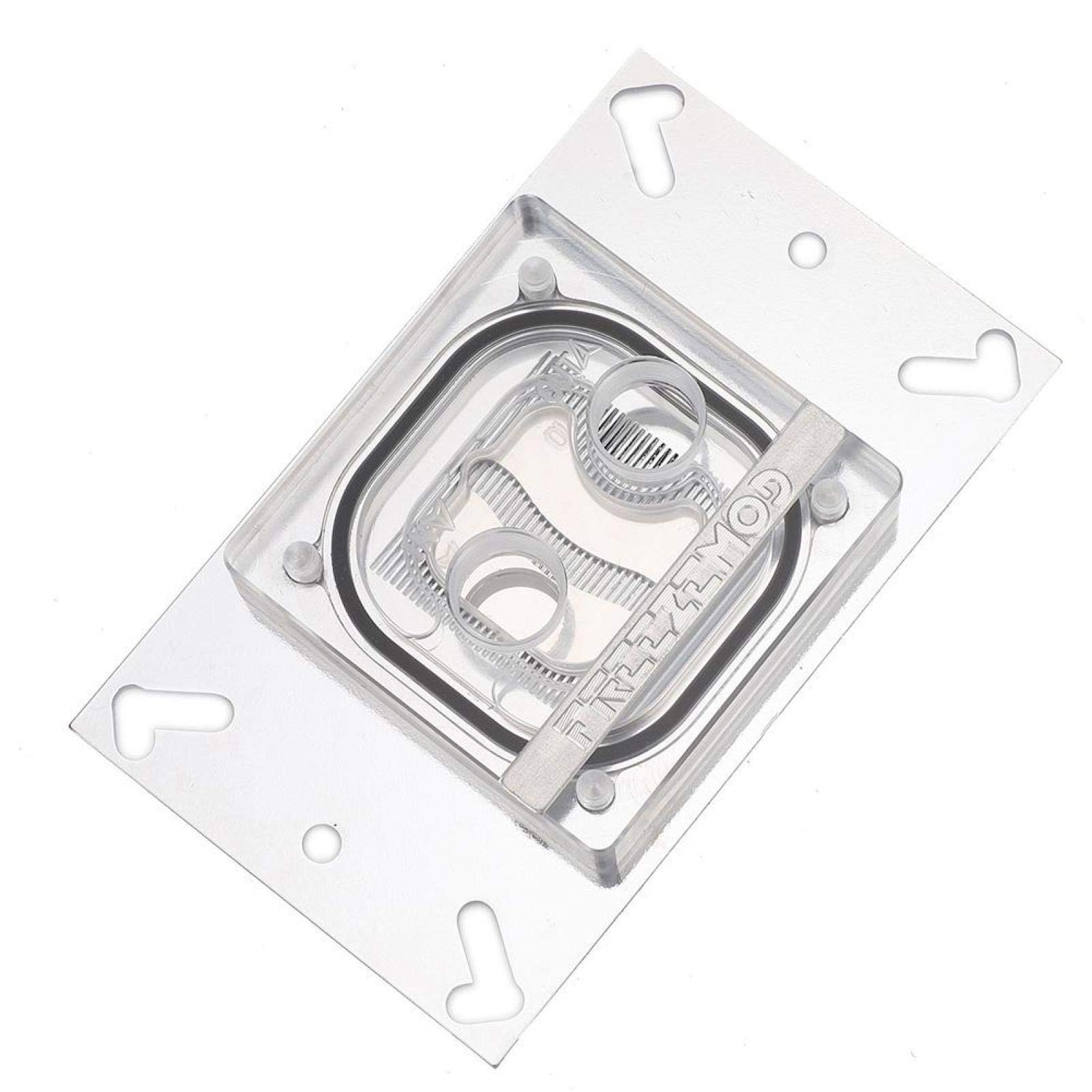 GOWENIC High Performance Water Cooling Block with Anti-oxidization Technology for AM2 AM3 AM4 FM2+ CPUs Copper Base Micro Channel Design - View 8 of 9