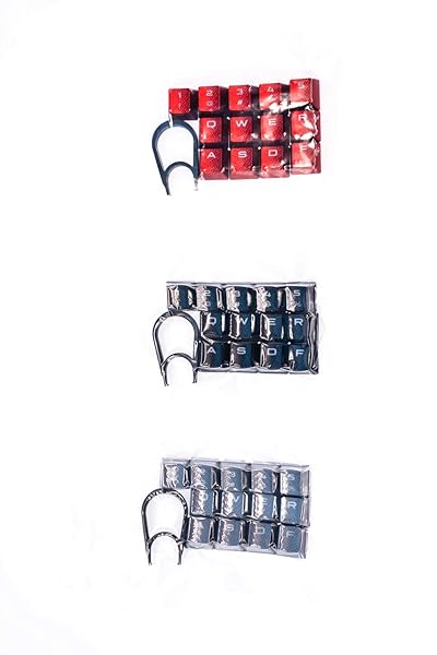 MECHKYP 13 Keys Non-Slip Backlit Keycaps for Corsair K70 K95 K65 K68 K63 Mechanical Keyboards DIY Gaming Performance FPS MOBA Replacement Red - View 9 of 10
