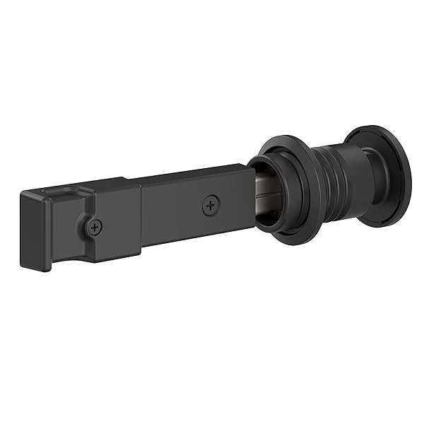 National Hardware "National Hardware N700-150 Barn Door Lock - Matte Black, 5"x1-1/4"x3/4" for Secure & Stylish Home Decor"