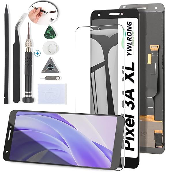 YWLRONG YWLRONG OLED Display Replacement for Google Pixel 3A XL LCD Touch Screen Digitizer Assembly with Kit