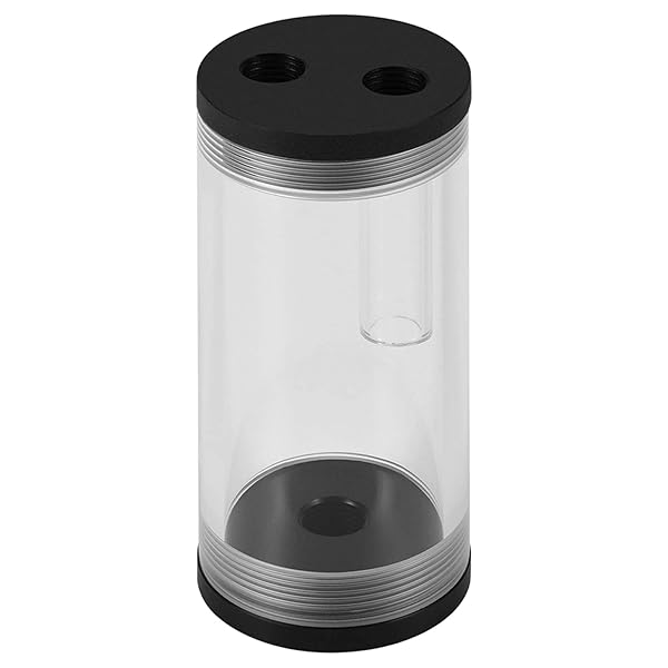 GOWENIC High-Performance Computer Cooling Reservoir Kit: Acrylic Cylinder for Liquid Water Cooling Radiators - View 3 of 10