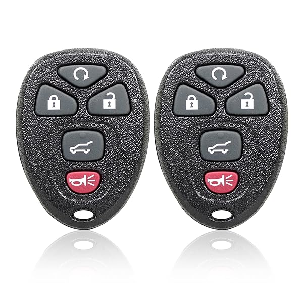 Key Fob for Chevy Traverse Suburban Tahoe 2008-2017 Buick Enclave Cadillac Escalade Saturn Outlook Pack of 2 Keyless Entry Remote Control
