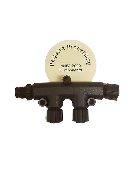 Regatta Processing Regatta NMEA 2000 2-Port MultiPort Tee Connector for Garmin Lowrance Simrad B&G Navico Networks - View 5 of 7