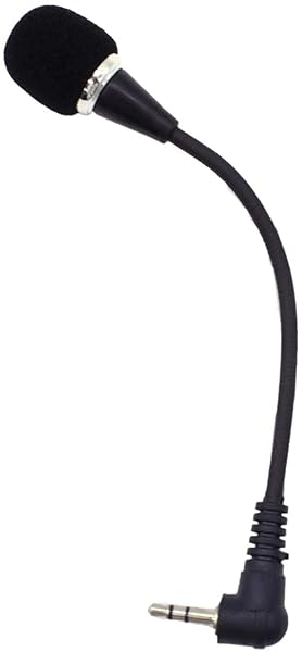 Alishaday Alishaday Mini Microphone 3.5mm for PC Laptop Notebook Compatible Black 1 Piece - View 2 of 9