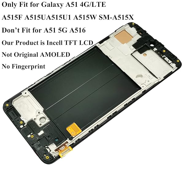 Bestdealing Bestdealing Galaxy A51 Screen Replacement LCD Display Touch Digitizer Assembly for Samsung A51 2019 with Repair Tools A515 LCD with Frame - View 3 of 8