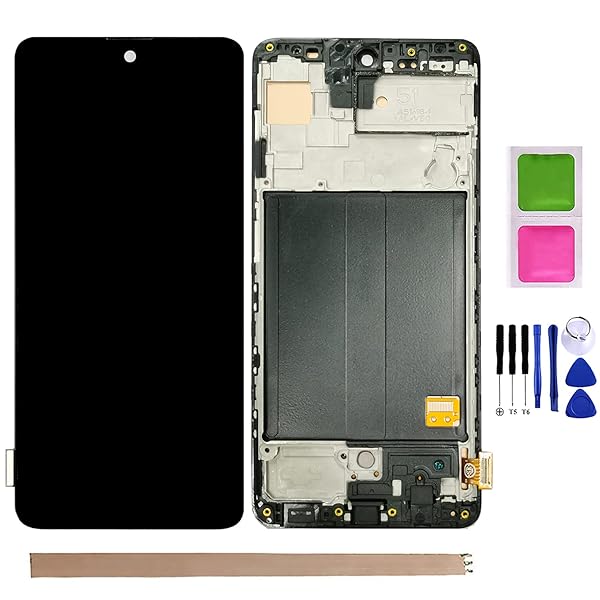 Bestdealing Bestdealing Galaxy A51 Screen Replacement LCD Display Touch Digitizer Assembly for Samsung A51 2019 with Repair Tools A515 LCD with Frame