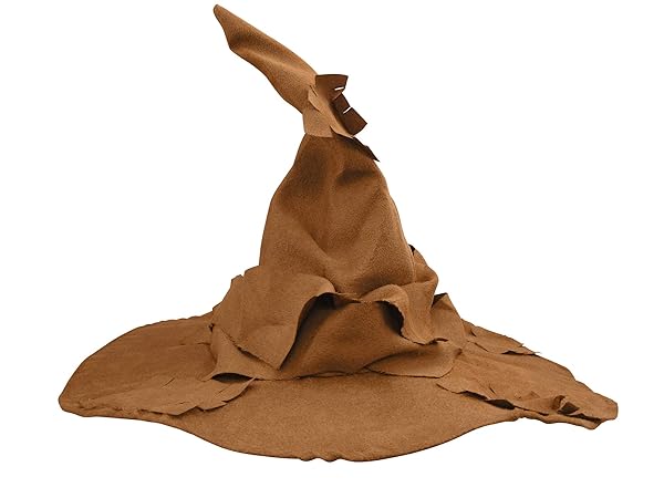 Nicky Bigs Novelties Nicky Bigs Novelties Adult Tattered Scarecrow Witch Hat Distressed Wizard Costume Accessory One Size for Halloween Parties