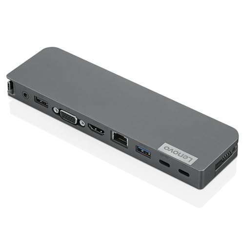 Lenovo Lenovo USB-C Mini Dock 7-in-1: HDMI, VGA, USB Ports & 45W Charging for Lenovo & Apple Laptops
