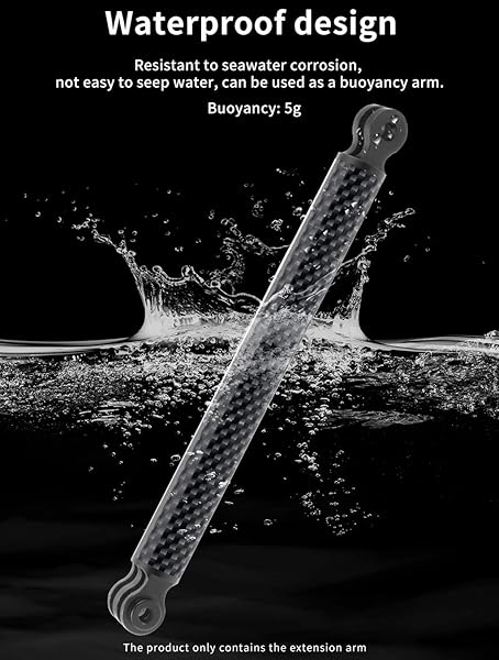 FEICHAO FEICHAO Carbon Fiber Helmet Extension Arm Pole Mount for GoPro 9 MAX 8 7 6 Insta360 One R DJI Osmo Action EK7000 4K 98mm 3.86in - View 5 of 10