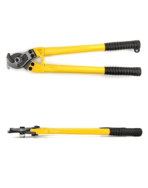 QWORK QWORK 18 Inch Heavy Duty Stainless Steel Cable Cutter for Effortless Steel Wire Cutting - View 4 of 9