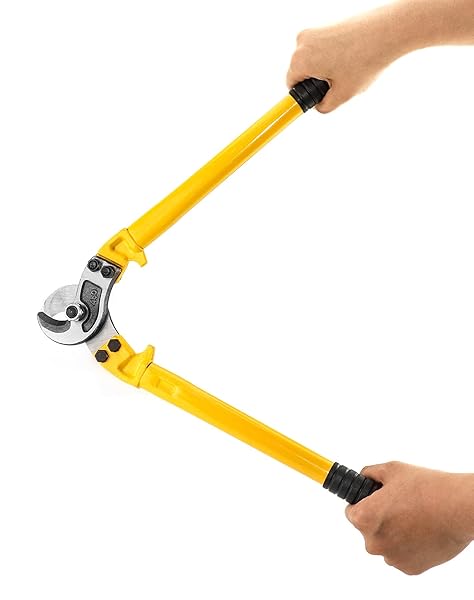 QWORK QWORK 18 Inch Heavy Duty Stainless Steel Cable Cutter for Effortless Steel Wire Cutting - View 7 of 9