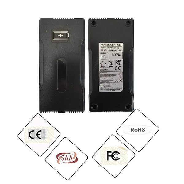 Abakoo Abakoo 54.6V 4A Power Adapter for 48V 13S Lithium Battery Charger with 3 Pin XLR Connector - View 6 of 8