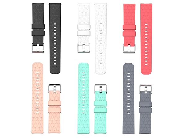 FitTurn FitTurn 22mm Silicone Quick Release Watch Band for Michael Kors Access Bradshaw Smart Watch MKT5001 MKT5004 MKT5013 Six Colors Available - View 5 of 10