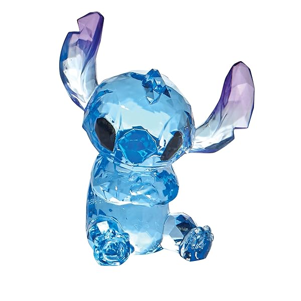 Enesco Shop Enesco Facets Disney Lilo and Stitch Figurine - 3.5 Inch Blue Collectible