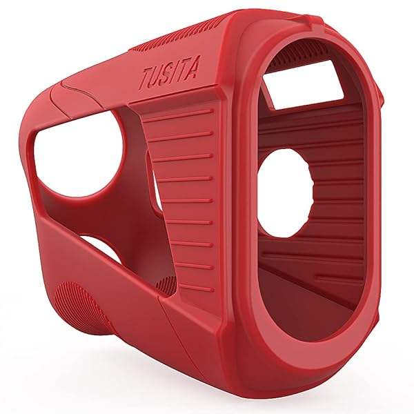 TUSITA TUSITA Silicone Case for Bushnell Tour V5 Slope Shift Laser Golf Rangefinder Red Durable Protection - View 2 of 8